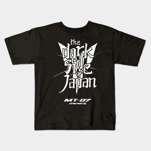 MT-07 Owner - The dark side of Japan Kids T-Shirt by Pedro Motta